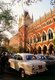 India: A stately Ambassador car in front of the Calcutta High Court, Kolkata (Calcutta), West Bengal